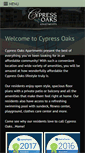 Mobile Screenshot of cypressoaks.com